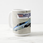 トップガンマグ コーヒーマグカップ (正面左)