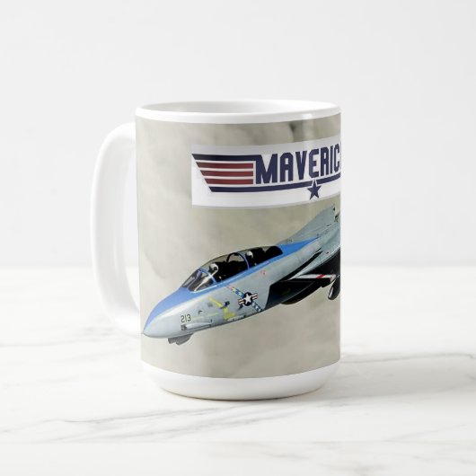 トップガンマグ コーヒーマグカップ (正面左)