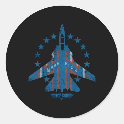 トップガンマーベリック ラウンドシール (正面)