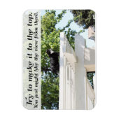 トップキャットスローガンに向かってやる気を起こさせる行く マグネット (縦)