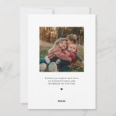 トップキャプションメリークリスマス編集可能カラー シーズンカード (裏面)