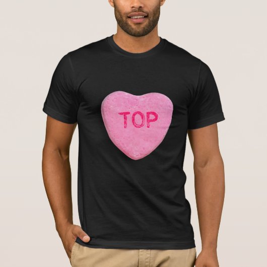 トップキャンディハート Tシャツ (正面)