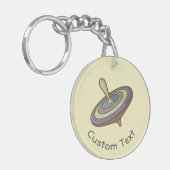 トップキーチェーンの回転 キーホルダー (正面左)