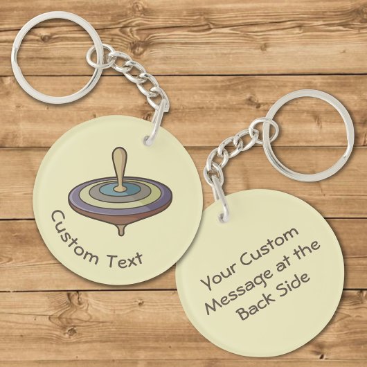 トップキーチェーンの回転 キーホルダー