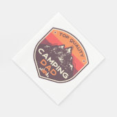 トップクオリティキャンプパパ スタンダードランチョンナプキン (角)