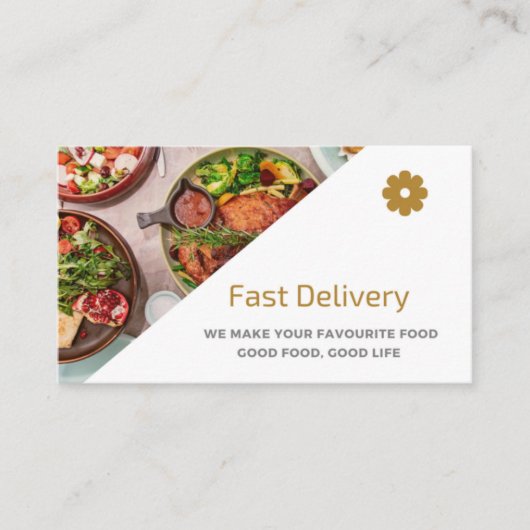 トップクラスレストランビジネスカード 名刺 (正面)