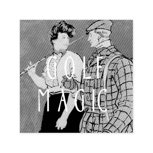 トップゴルフカップル セルフインキングスタンプ (デザイン)