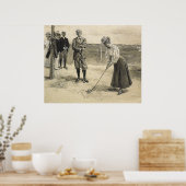 トップゴルフガール ポスター (キッチン)