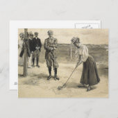 トップゴルフガール ポストカード (正面/裏面)