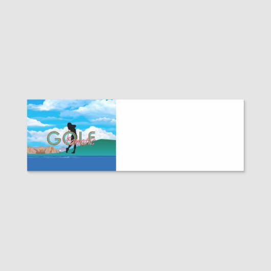 トップゴルフファナティック 名札 (正面)