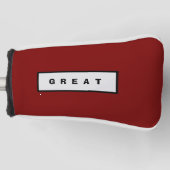 トップゴルフ用具ヘッドカバー ゴルフヘッドカバー (正面)