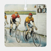 トップサイクリングオールドスクールメタルオーナメント メタルオーナメント (裏面)