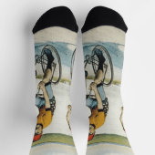 トップサイクリングオールドスクール ソックス (上部)