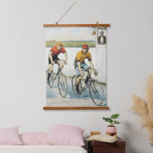 トップサイクリングオールドスクール 吊り下げ型タペストリー (寝室)