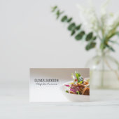 トップシェフ |ケータリングサービス 名刺 (スタンド正面)