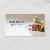 トップシェフ |ケータリングサービス 名刺 (正面)