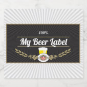 トップシェルフブラックビールラベル ビールラベル (シングルラベル)