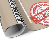 トップシークレットの分類ギフトラップ ラッピングペーパー (ロールコーナー)