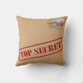 トップシークレットエンベロープピロー クッション (裏面)