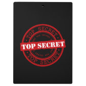 トップシークレットオールドスタイル クリップボード (裏面)