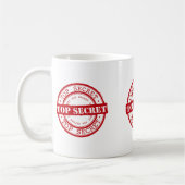 トップシークレットシール コーヒーマグカップ (左)