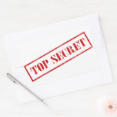 トップシークレットシール 長方形シール (封筒)