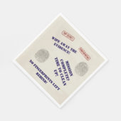 トップシークレットスパイ任務キッズパーティー スタンダードランチョンナプキン (角)