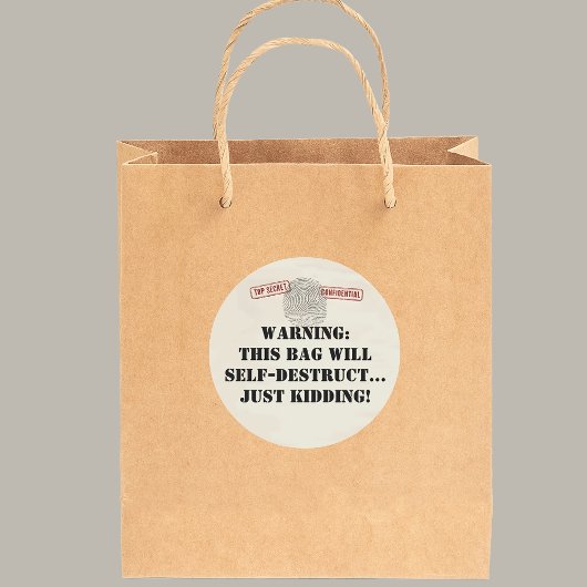 トップシークレットスパイ任務キッズパーティー ラウンドシール