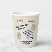 トップシークレットスパイ任務キッズパーティー 紙コップ (正面)