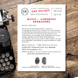 トップシークレットスパイ招待状 招待状