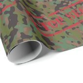 トップシークレットソルジャーGIカモフラージュお祝いパーティー ラッピングペーパー (ロールコーナー)