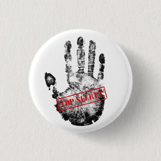 トップシークレットボタン 缶バッジ (正面)