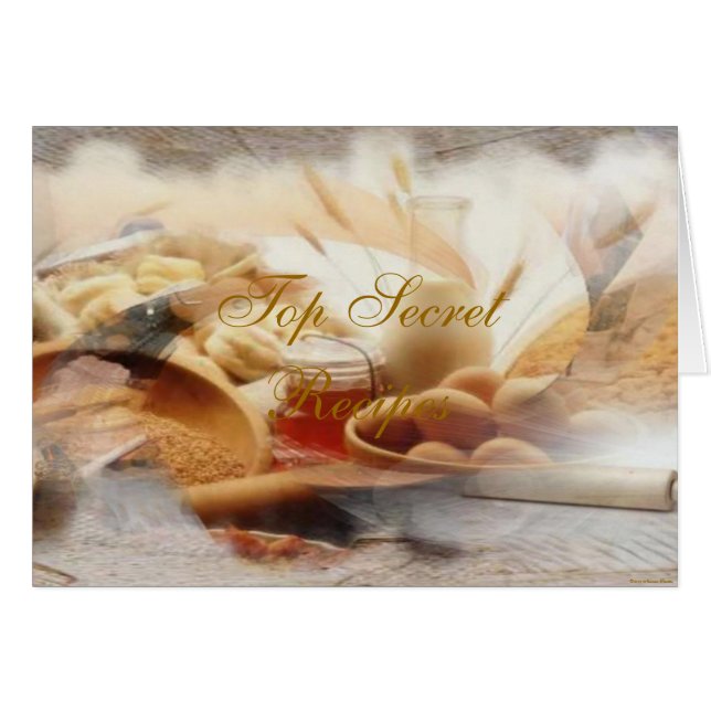 トップシークレットレシピカード (正面横)