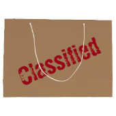 トップシークレット抱き枕 ラージペーパーバッグ (裏面)