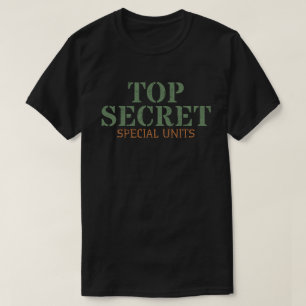 トップシークレット特殊部隊 Tシャツ