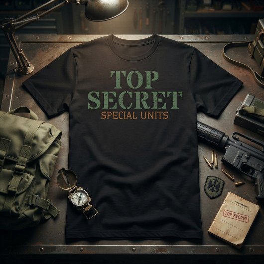 トップシークレット特殊部隊 Tシャツ