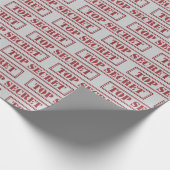 トップシークレット ラッピングペーパー (角)