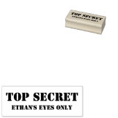 トップシークレット//目のみパーソナライズされたカスタム ラバースタンプ (押印)