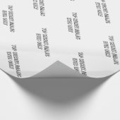 トップシークレット/雄大な目のみ ラッピングペーパー (角)