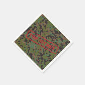 トップシークレットGIカモフラージュパーティーカクテルナプキンス スタンダードカクテルナプキン (角)