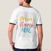 トップスとTシャツ Tシャツ (裏面フル)