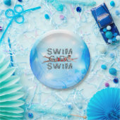 トップスイムガールスイム ペーパープレート (パーティー)