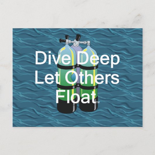 トップスキューバダイビング ポストカード (正面)