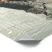 トップスケートで滑るオールドスクール ポスター (角)