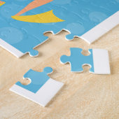 トップセイルアイランドおもしろいヒップスター旅行 ジグソーパズル (側面)