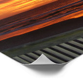 トップセイルアイランドサンライズプリント ポスター (角)