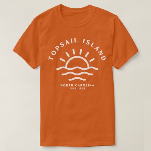 トップセイルアイランドノースオリナサンライズ2 Tシャツ (デザイン正面)