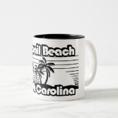 トップセイルビーチノースカロライナ ツートーンマグカップ (正面右)