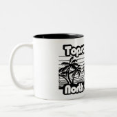 トップセイルビーチノースカロライナ ツートーンマグカップ (左)