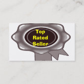 トップセラーのブランクの名刺 名刺 (裏面)